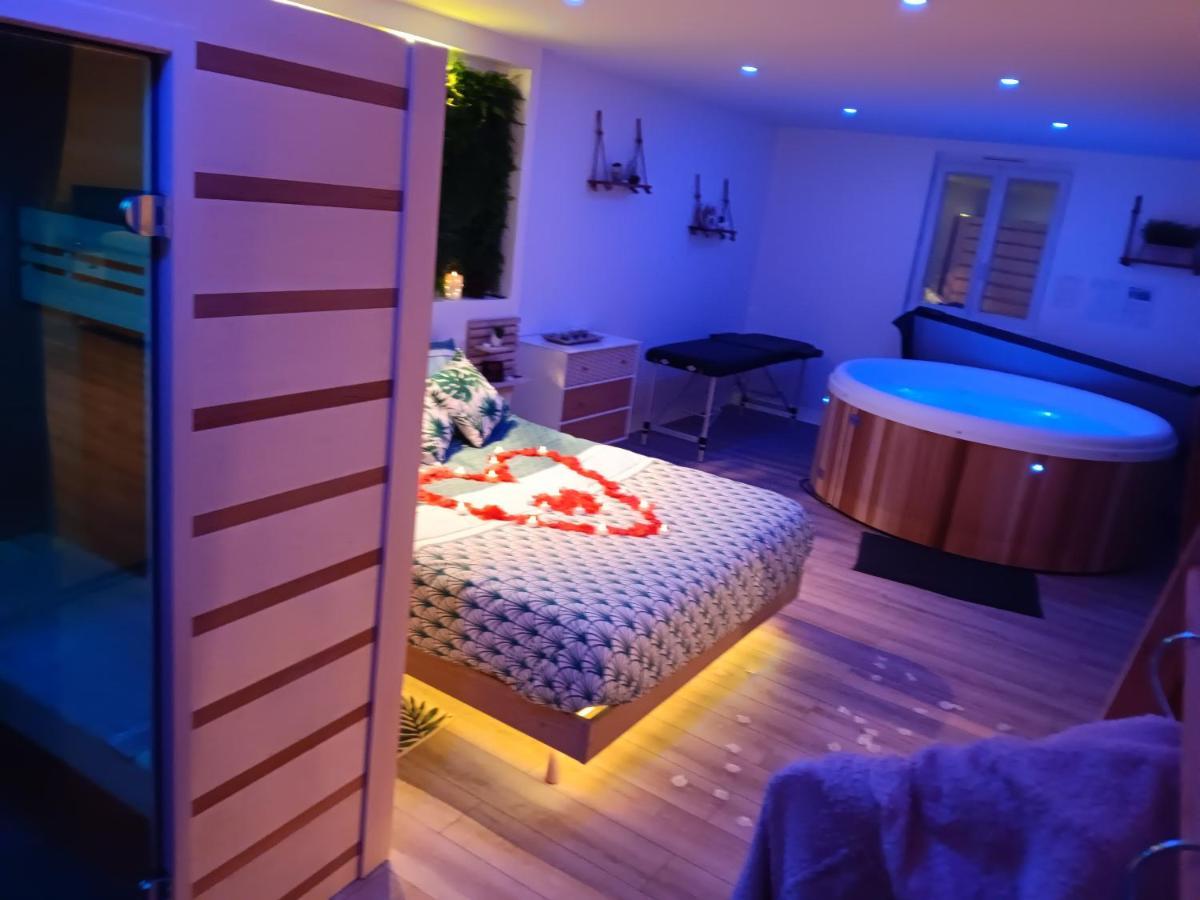 Gite Et Spa Au Secret Du Bonheur Hotel Pouilly-sur-Serre Exterior foto